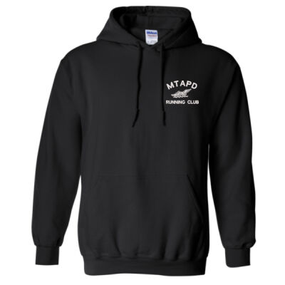 MTAPD Running Club EMBROIDERED ARCH-STYLE LOGO-NO BACK Hoodie - Heavy Blend™ Hooded Sweatshirt Thumbnail